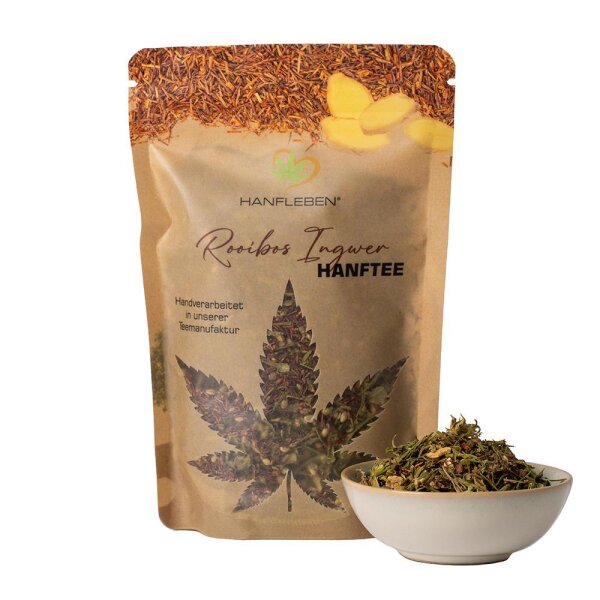 Hanftee Rooibos Ingwer 50 g Pack
