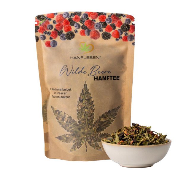 Hanftee wilde Beere 50 g Pack