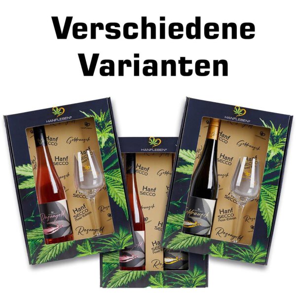 Geschenkset Hanf Wein
