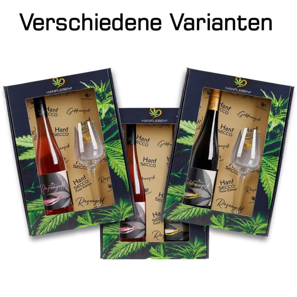 Geschenkset Hanf Wein