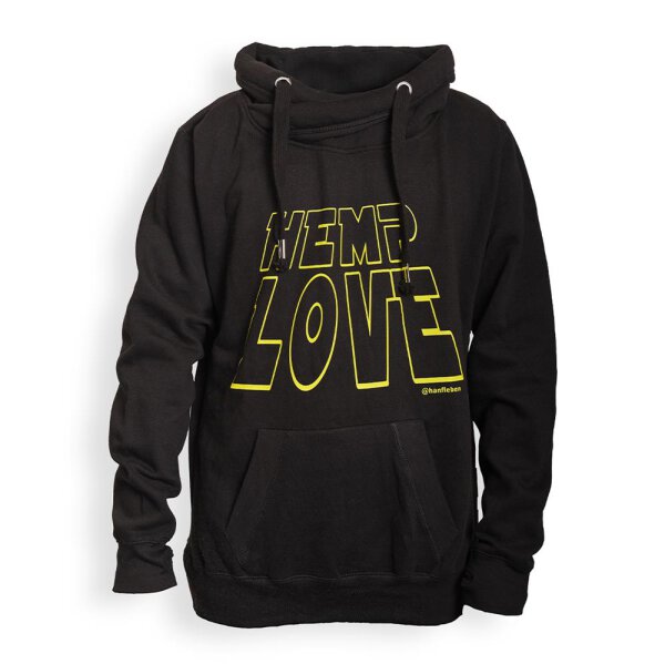 Hoodie Stained & Cozy - Jet Black