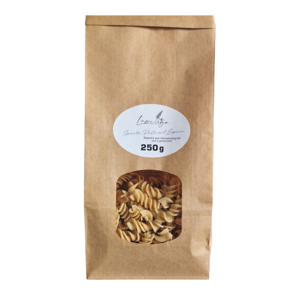 Spirelli Pasta mit Lupinen