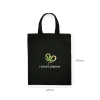 Baumwolltasche klein mit Logostickerei