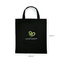 Baumwolltasche groß mit Logostickerei