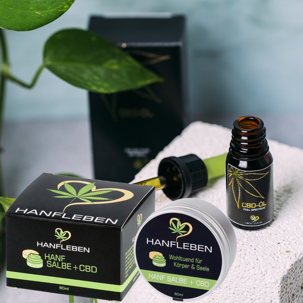 Pflege – Hanf Salbe mit CBD